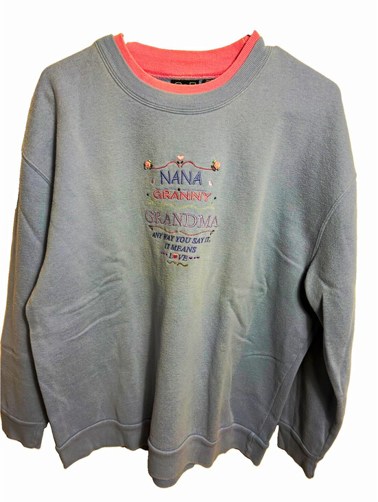 Other - Vintage C&B Sport by Croft & Barrow "Nana Granny Grandma" Embroidered Sweatshirt